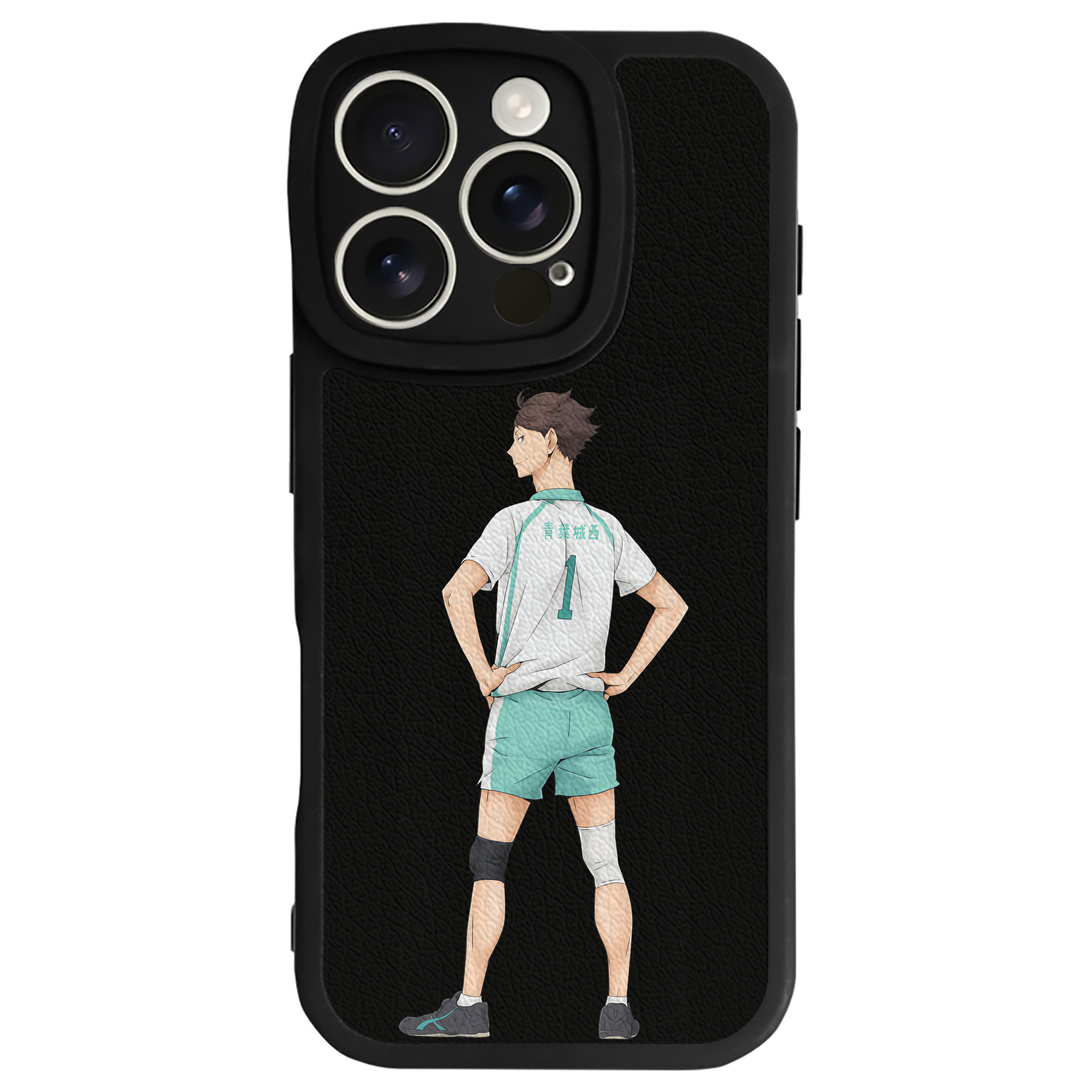 （画像用） ハイキュー!! Haikyu!! 【iPhone 16シリーズ対応】シリコンスマホケース（レザー調） 材質：シリコン